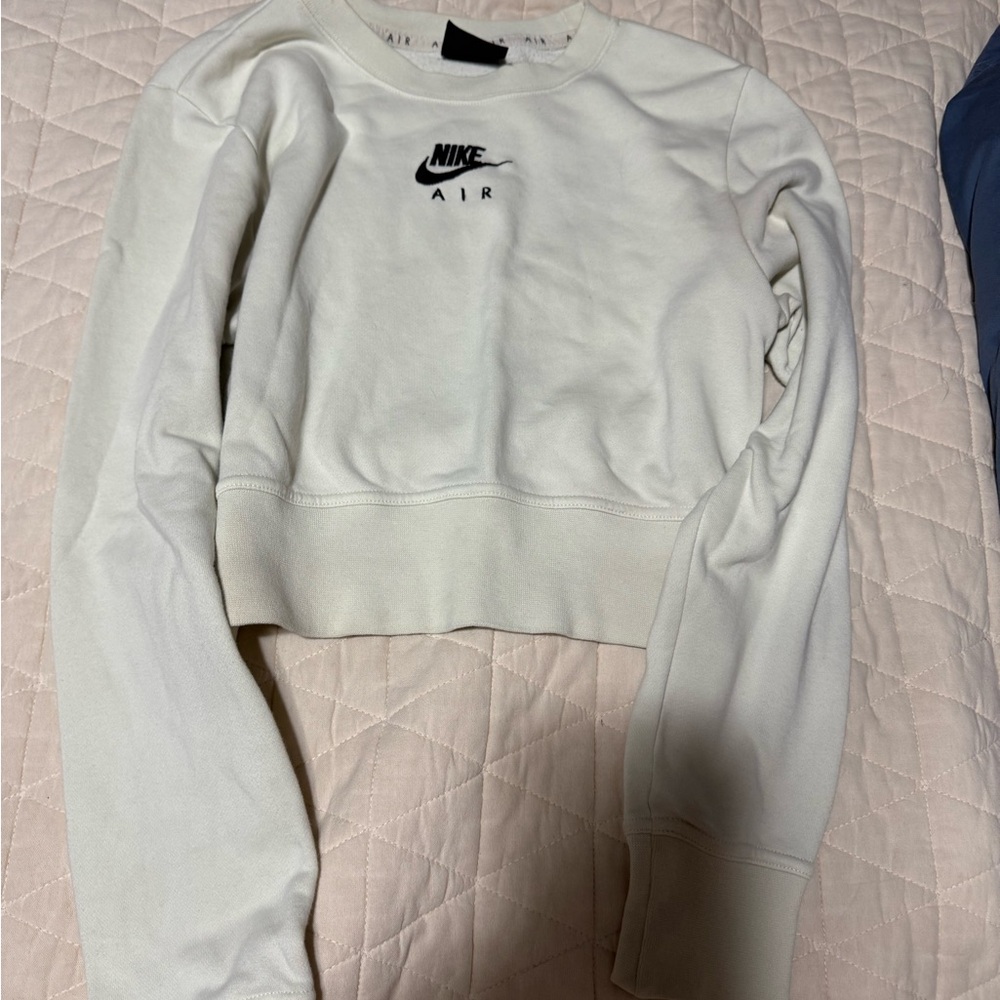 Nike Air Women's yellow Sweatshirt - small